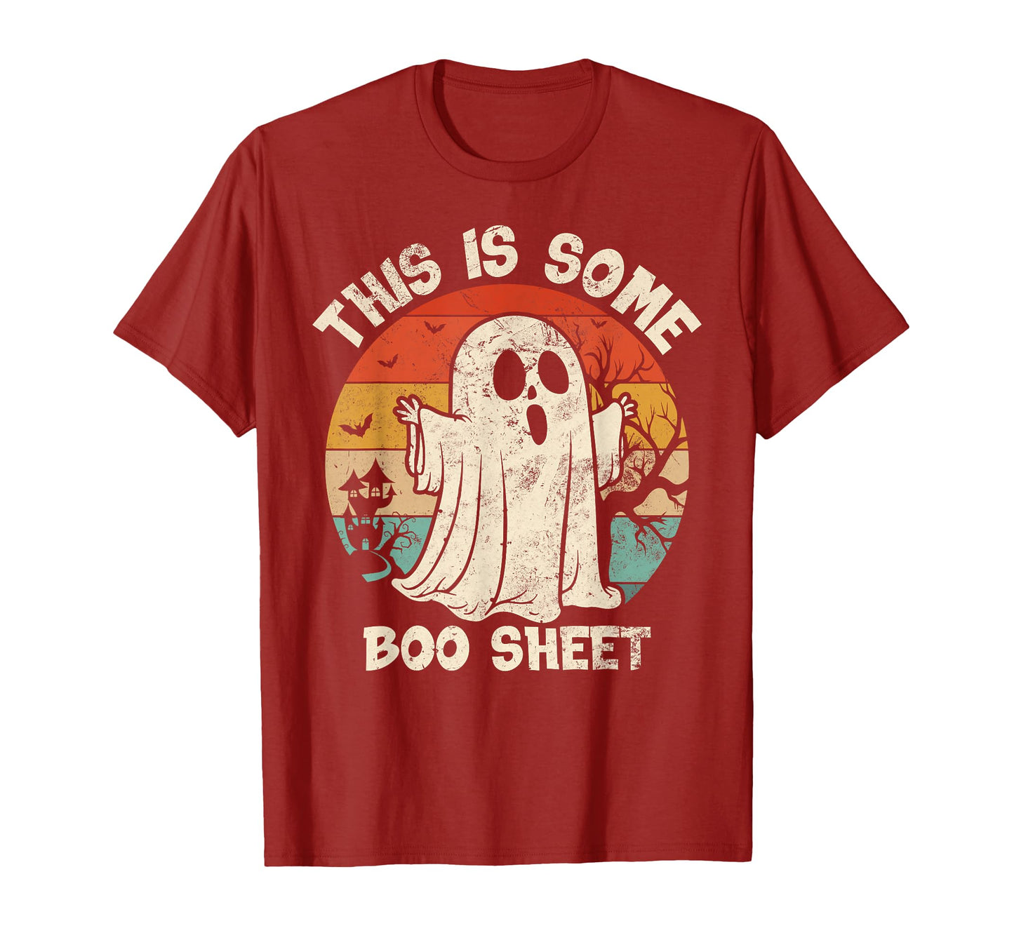 Vintage This is Some Boo Sheet Ghost Halloween Costume Ghost T-Shirt