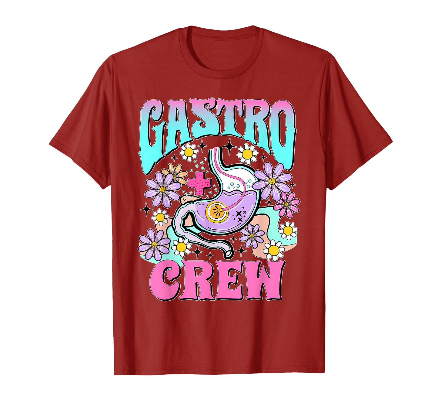 Medical Assistant Gastro Doctor Gastroenterology Retro Gastro Crew Gastroenterology Nurse Endoscopy Techs T-Shirt