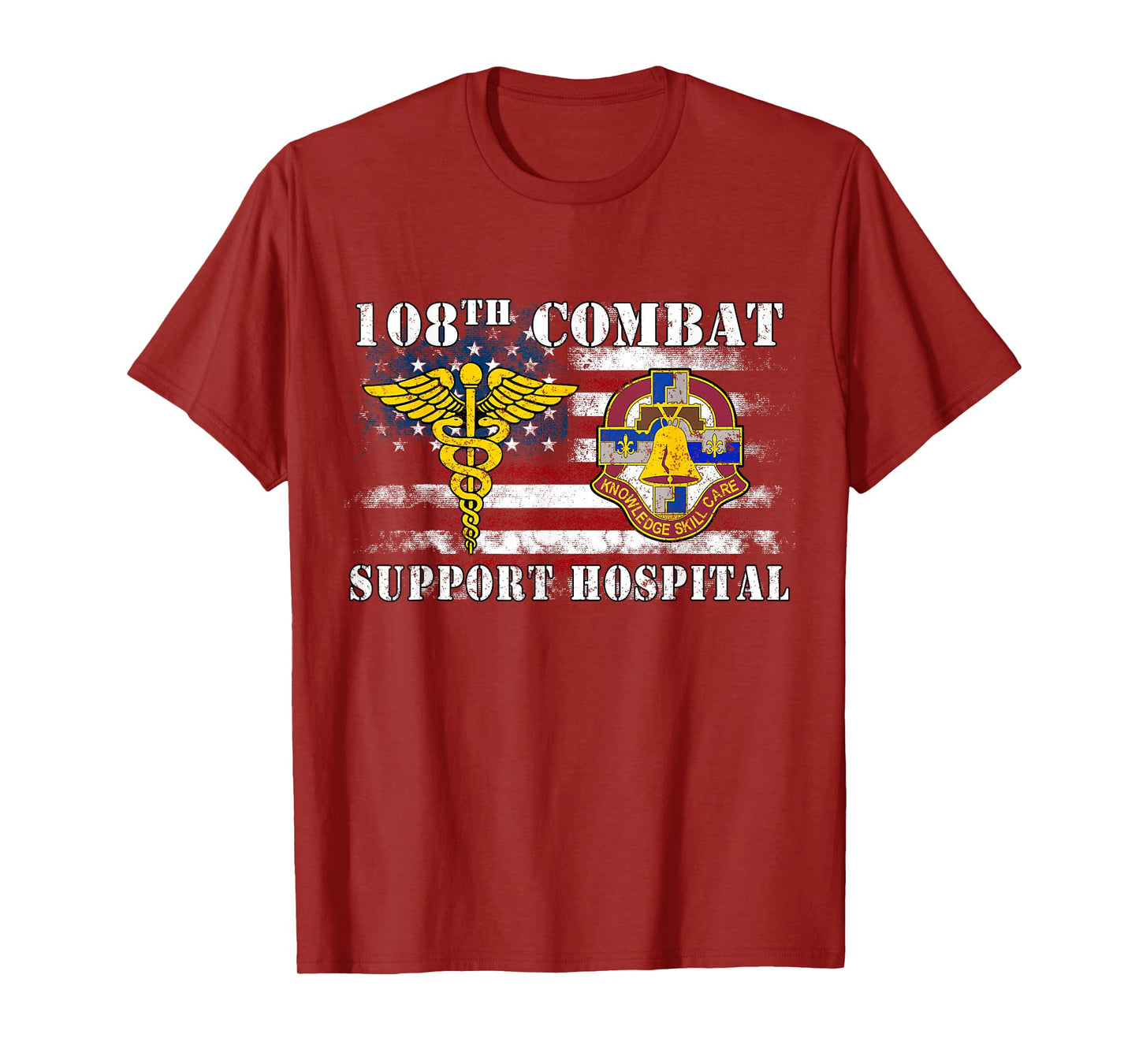 108th Combat Support Hospital Veterans Day Vintage Gifts T-Shirt