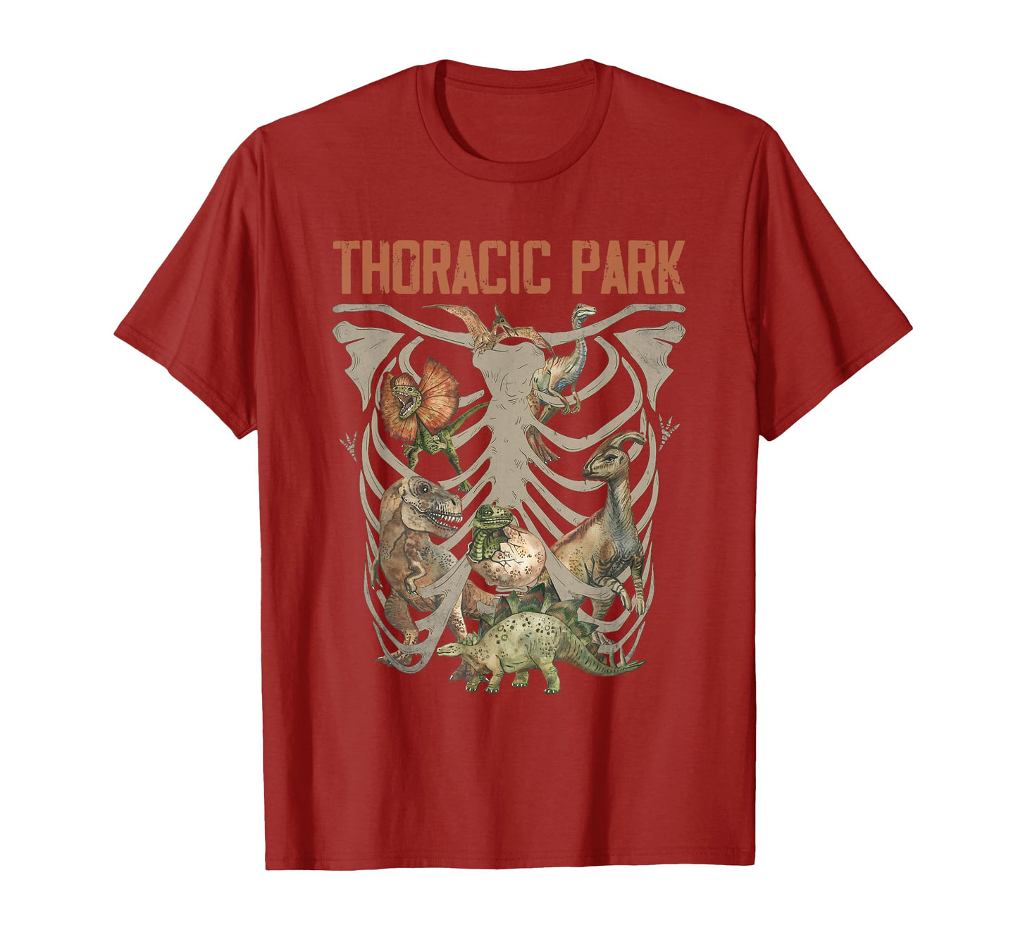 Retro Thoracic Musculoskeletal Park Nurse Funny Nurses Weeks T-Shirt