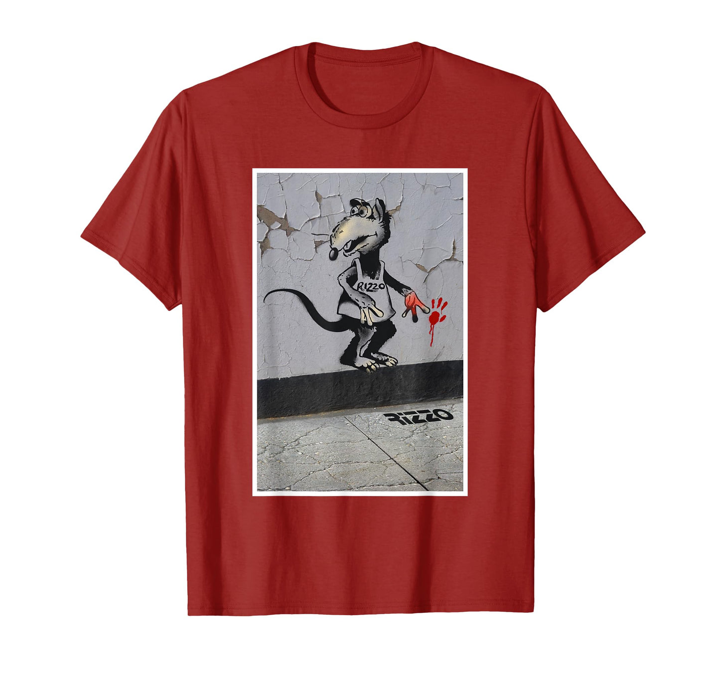 Disney The Muppets Rizzo Banksy’s Graffiti Inspired Big Shot T-Shirt