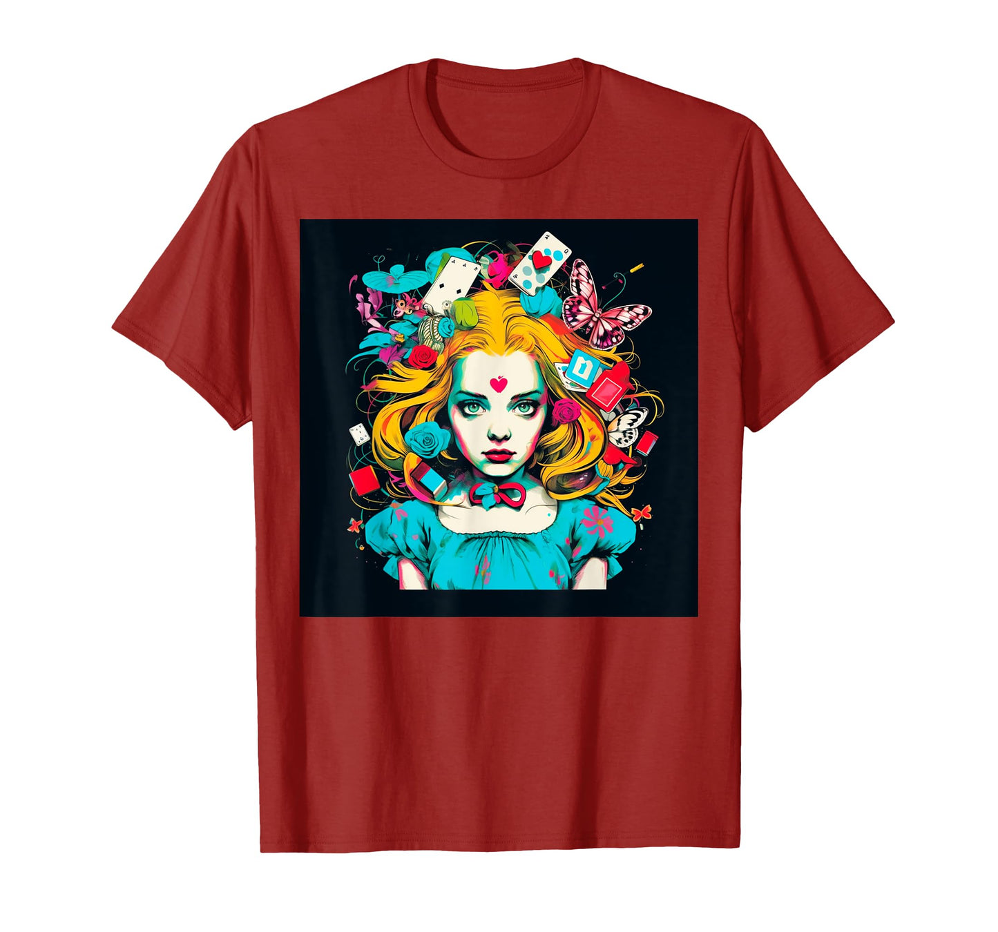 Alice T Wonderland Pop Surrealism Fiction Clothing Punk T T-Shirt