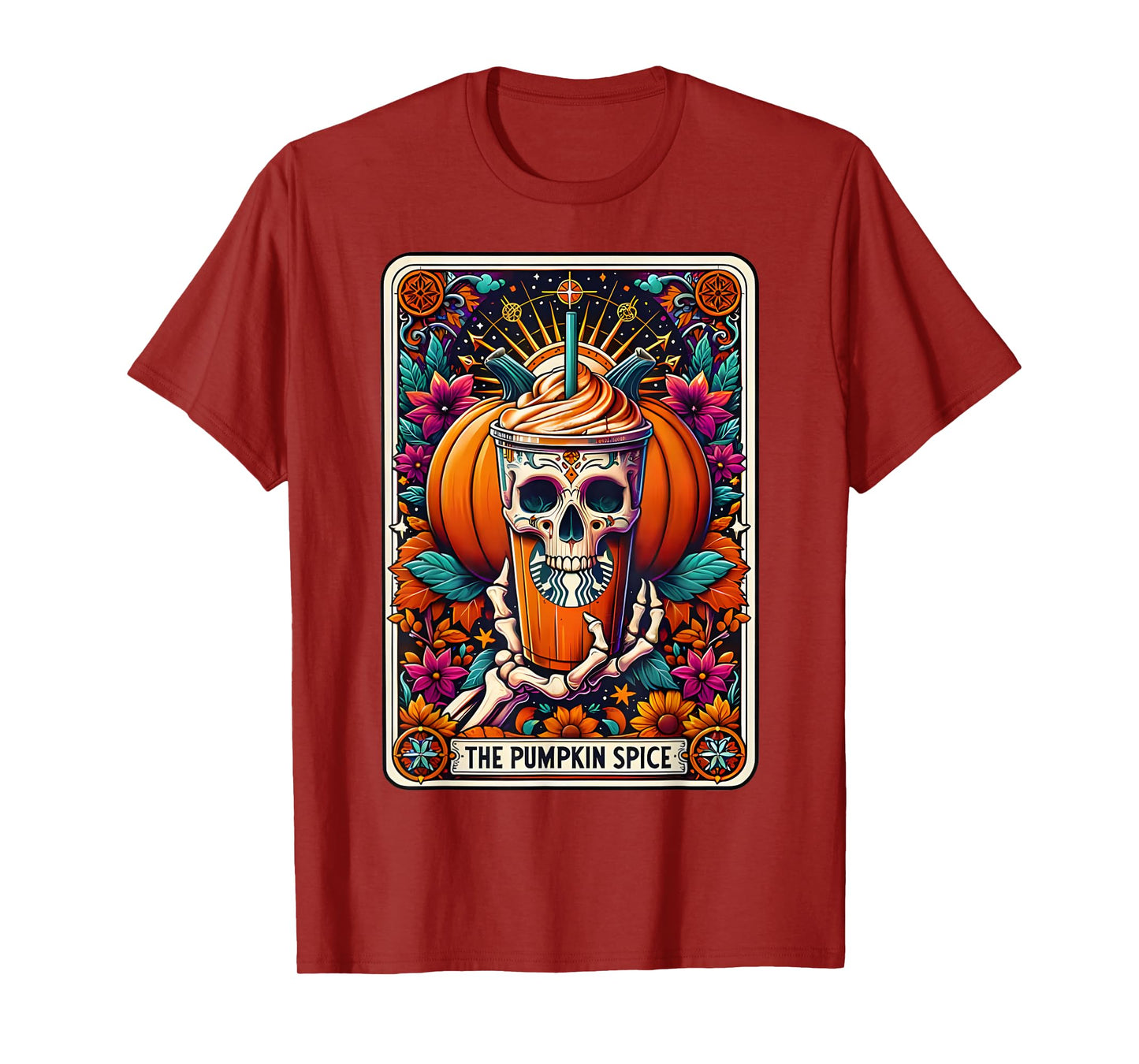 The Overstimulated Mom Tarot The Pumkin Spice Halloween T-Shirt
