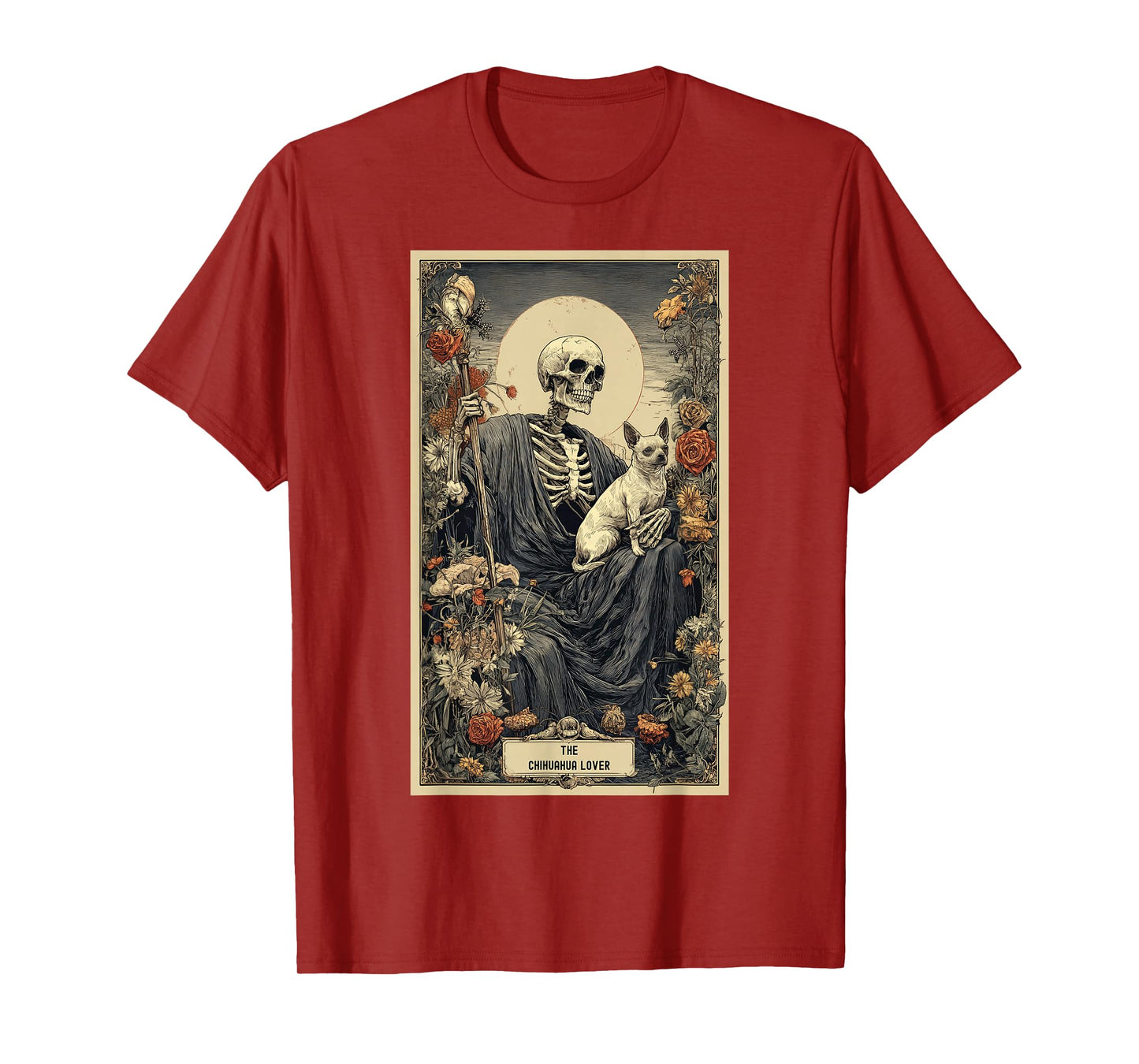 Chihuahua Lovers Owner Tarot Card Easy Last Minute Halloween T-Shirt