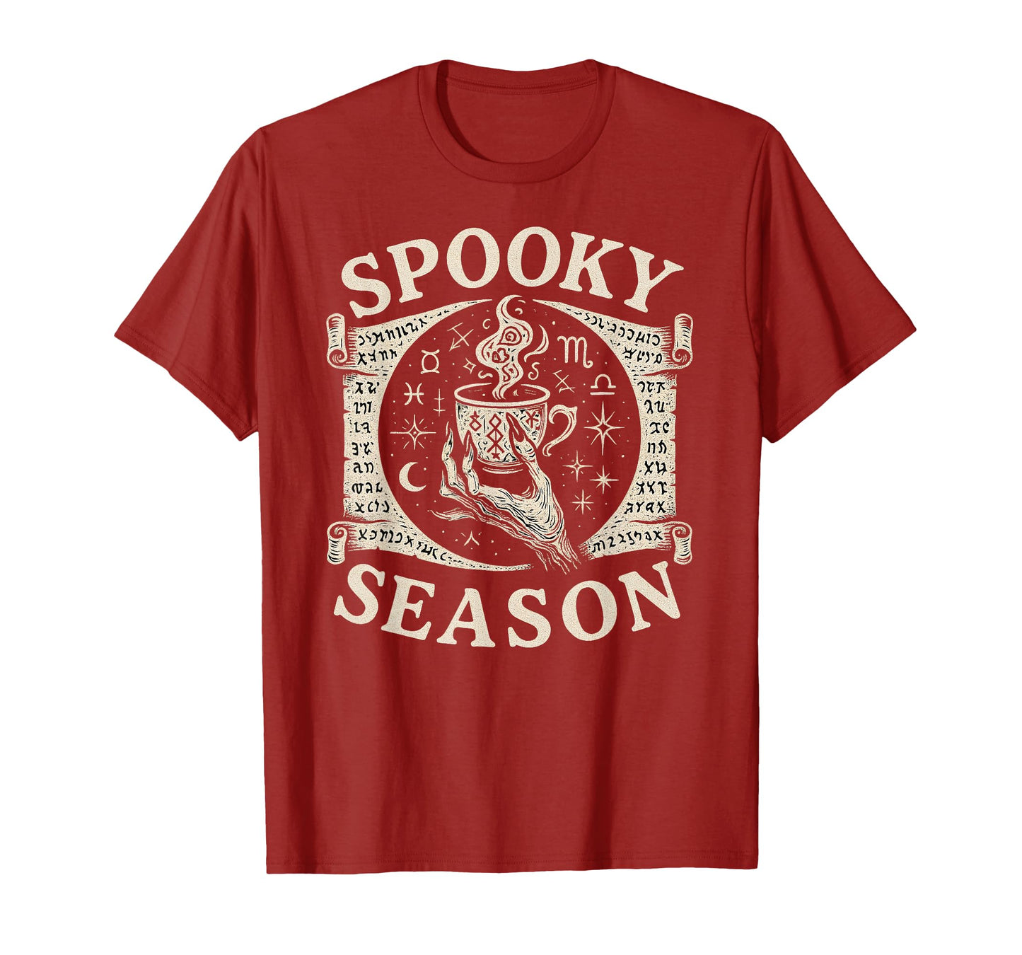 Halloween Spooky Season Witchy Coffee Cup Witch Gothic T-Shirt