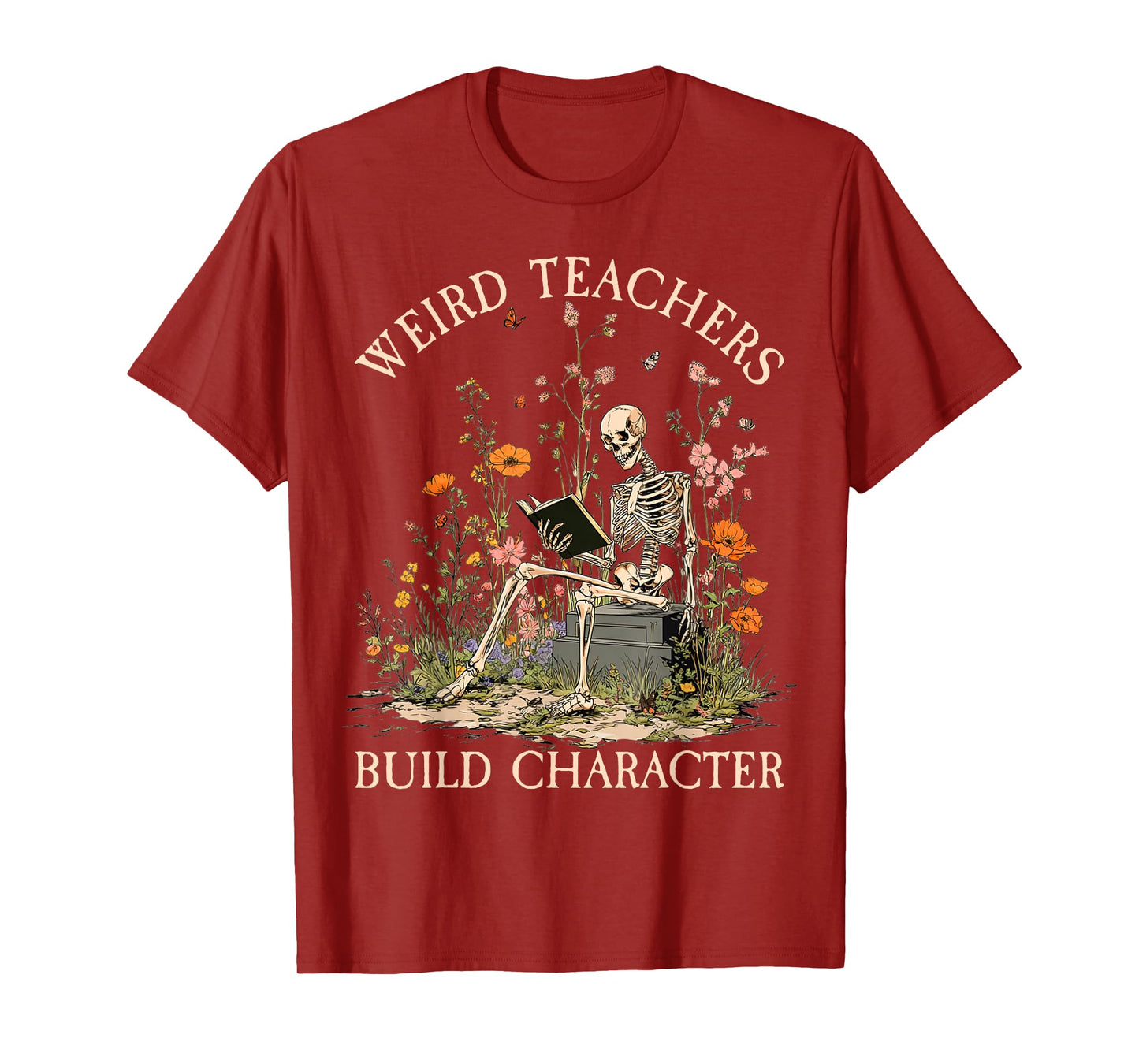Weird Teachers Build Character Shirt - Teacher Halloween T-Shirt