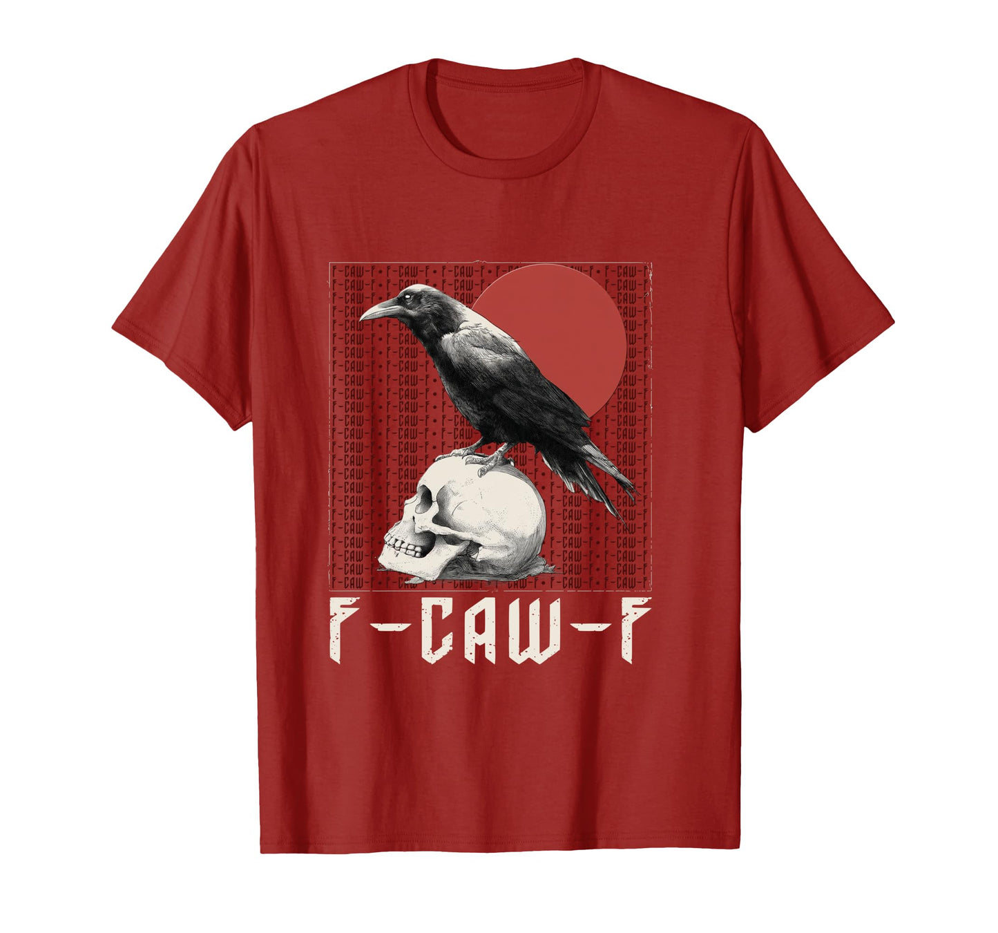 F-Caw-F Tshirt - Crow with F Caw F Long Sleeve T-Shirt