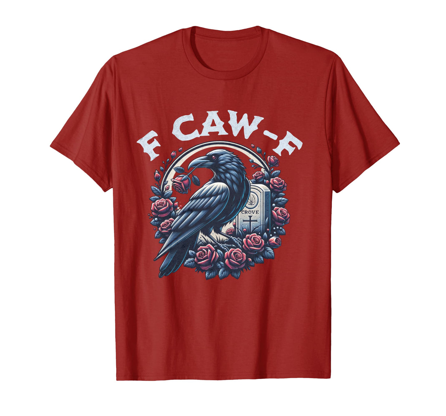 Crow Humorous F CAW F Graphic T For Men Women Long Sleeve T-Shirt