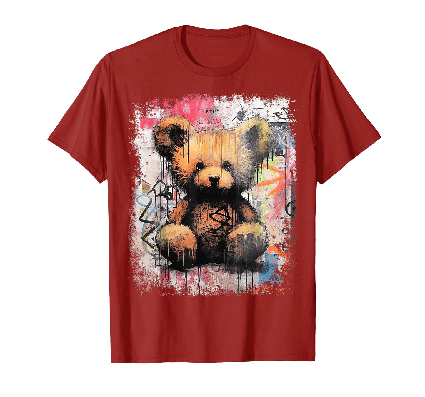 Hip Hop Hipster Vintage Edgy Urban Y2K Streetwear Teddy T-Shirt