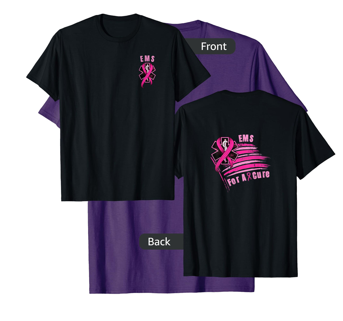 EMS for a cure, breast cancer awareness T-Shirt