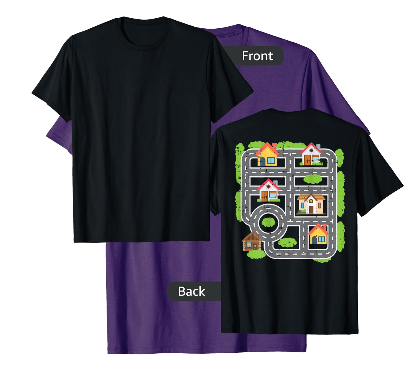 Play Cars On Daddys Back Fathers Day Gift Dad Massage T-Shirt
