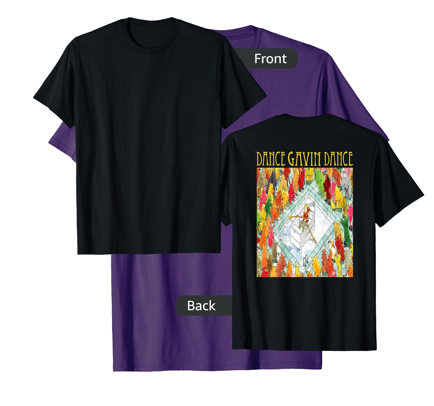 Dance Gavin Dance merch - Dance Gavin Dance - DESIGN ON BACK T-Shirt