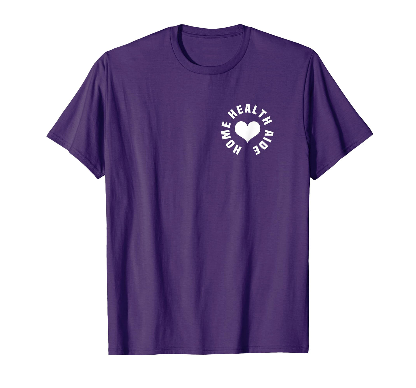Home Health Aide Pocket Outfit Cute Home Care Services Motif T-Shirt