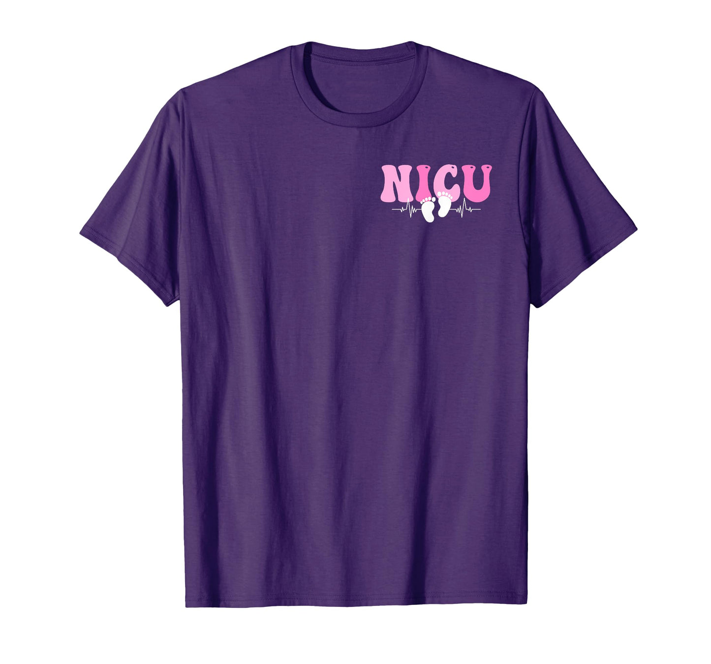 Groovy Nicu Nurse Women Neonatal Intensive Care Unit T-Shirt