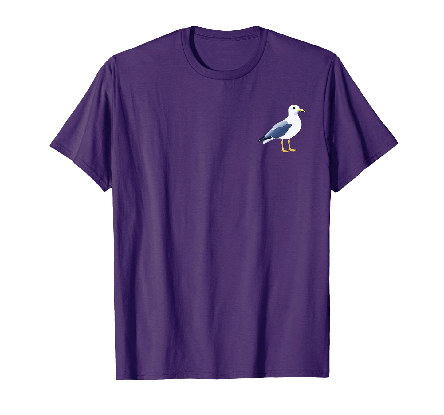 Seagull Bird in the Pocket Coastal Bird Lover Tee T-Shirt