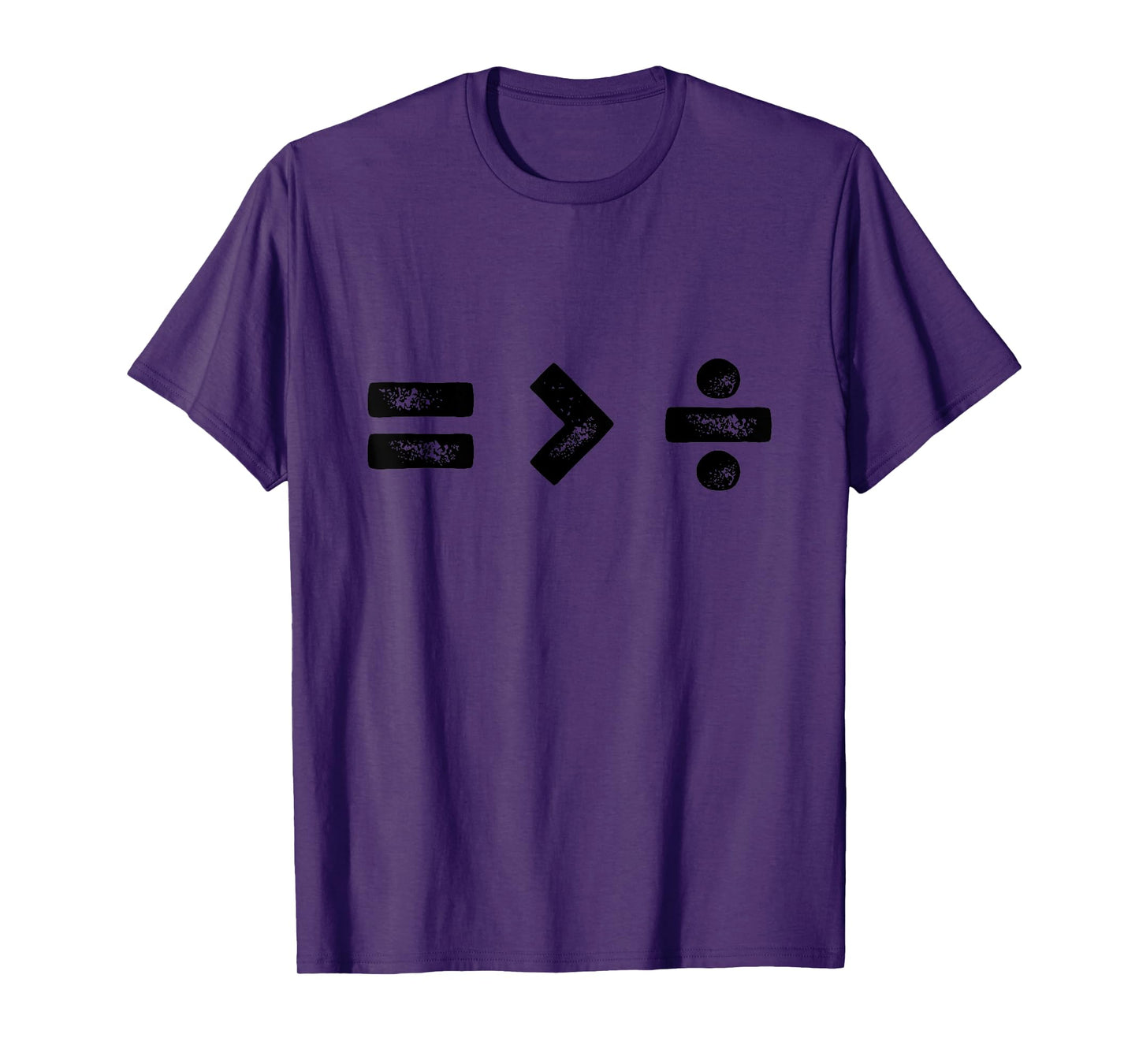 Equality Is Greater Than Division Vintage Equal Rights T-Shirt