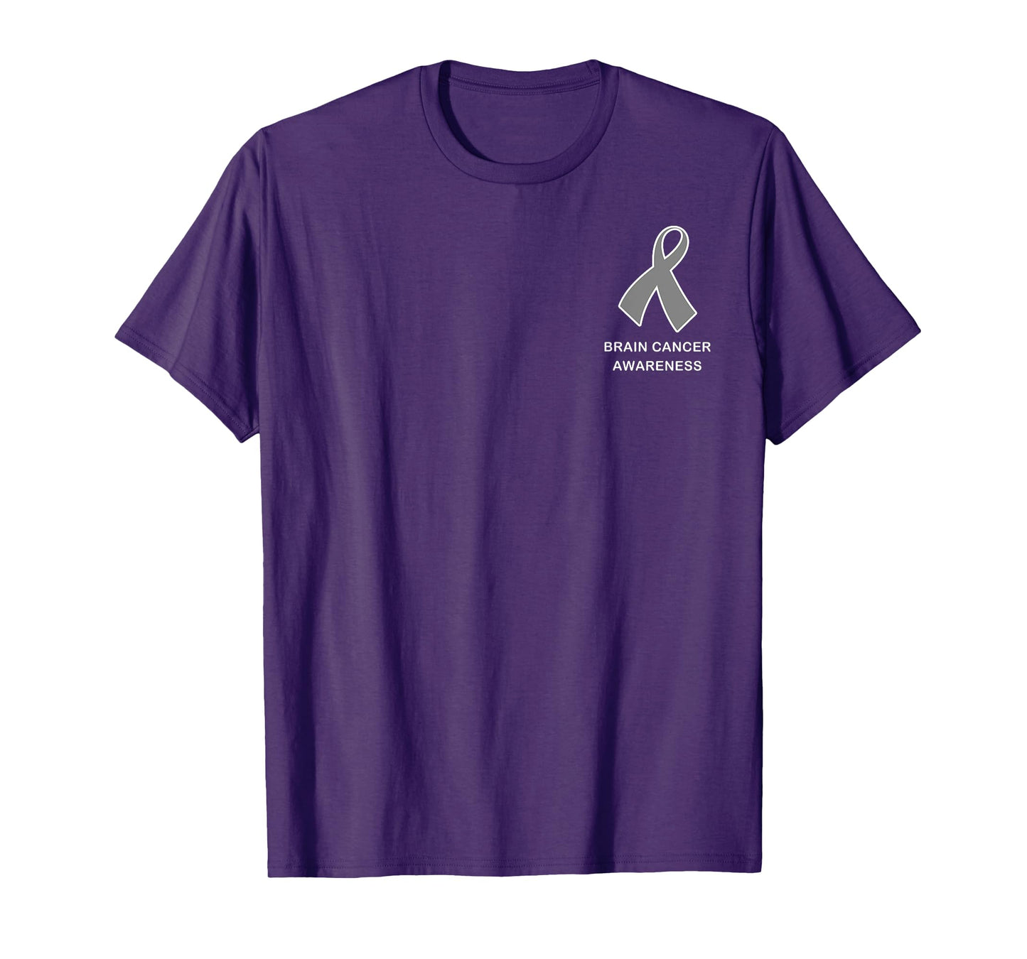 Brain Cancer Shirts For Men For Women Ribbon Awareness