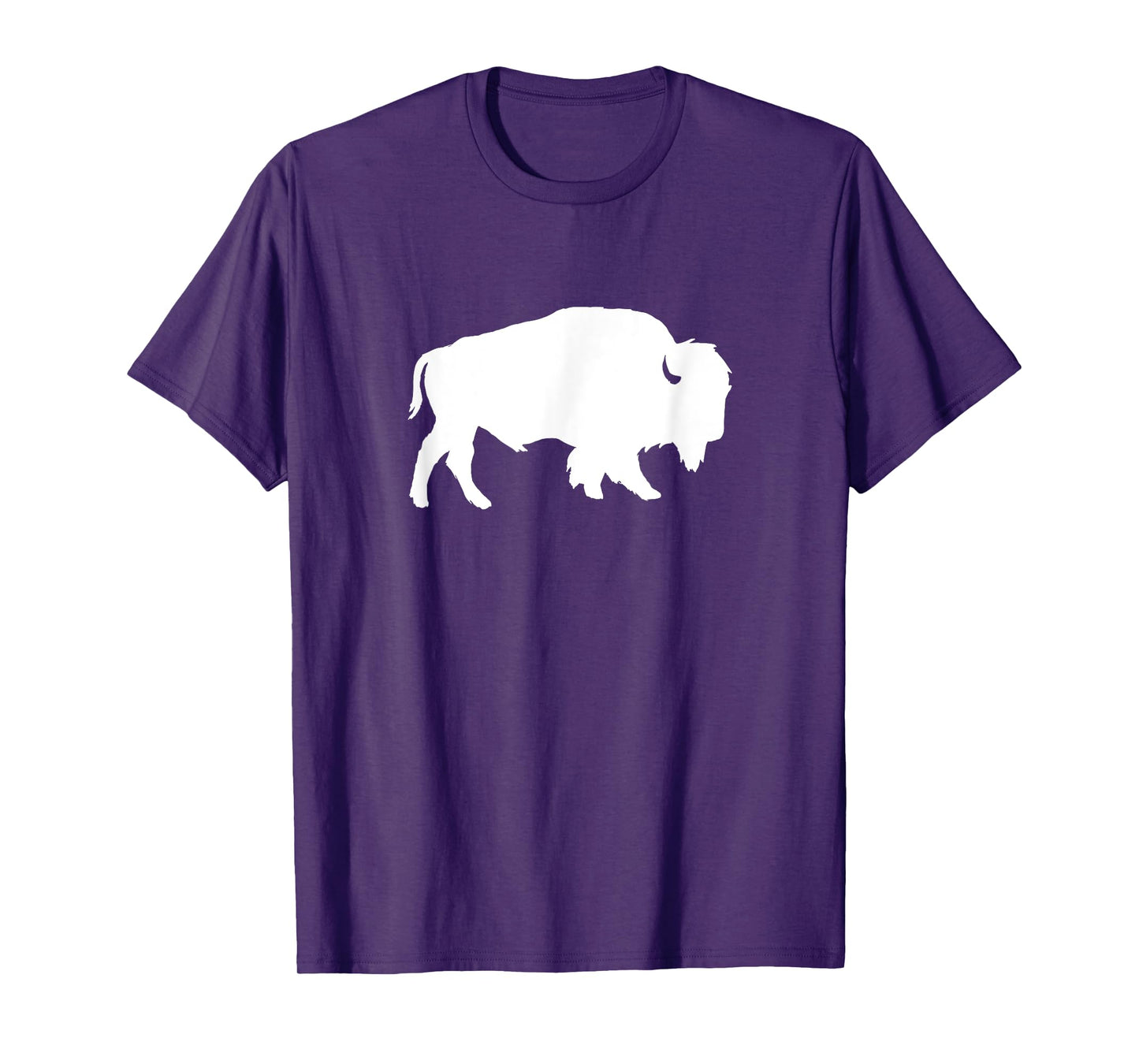 White Buffalo Silhouette Shadow Wild Animal T-Shirt