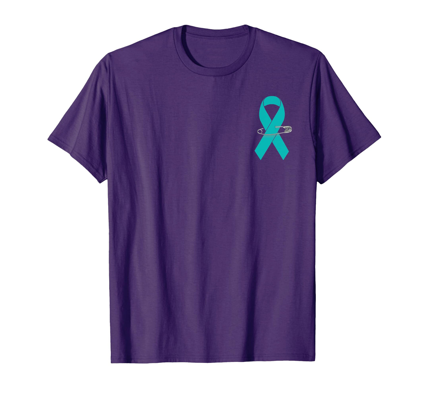Ovarian Cancer Awareness Walk Support Ribbon T-Shirt