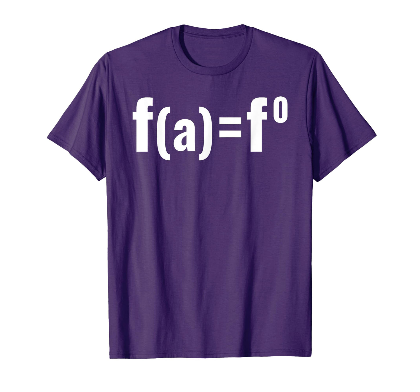 FAFO Math Equation f(a) Math Joke Funny Nerdy Meme T-Shirt