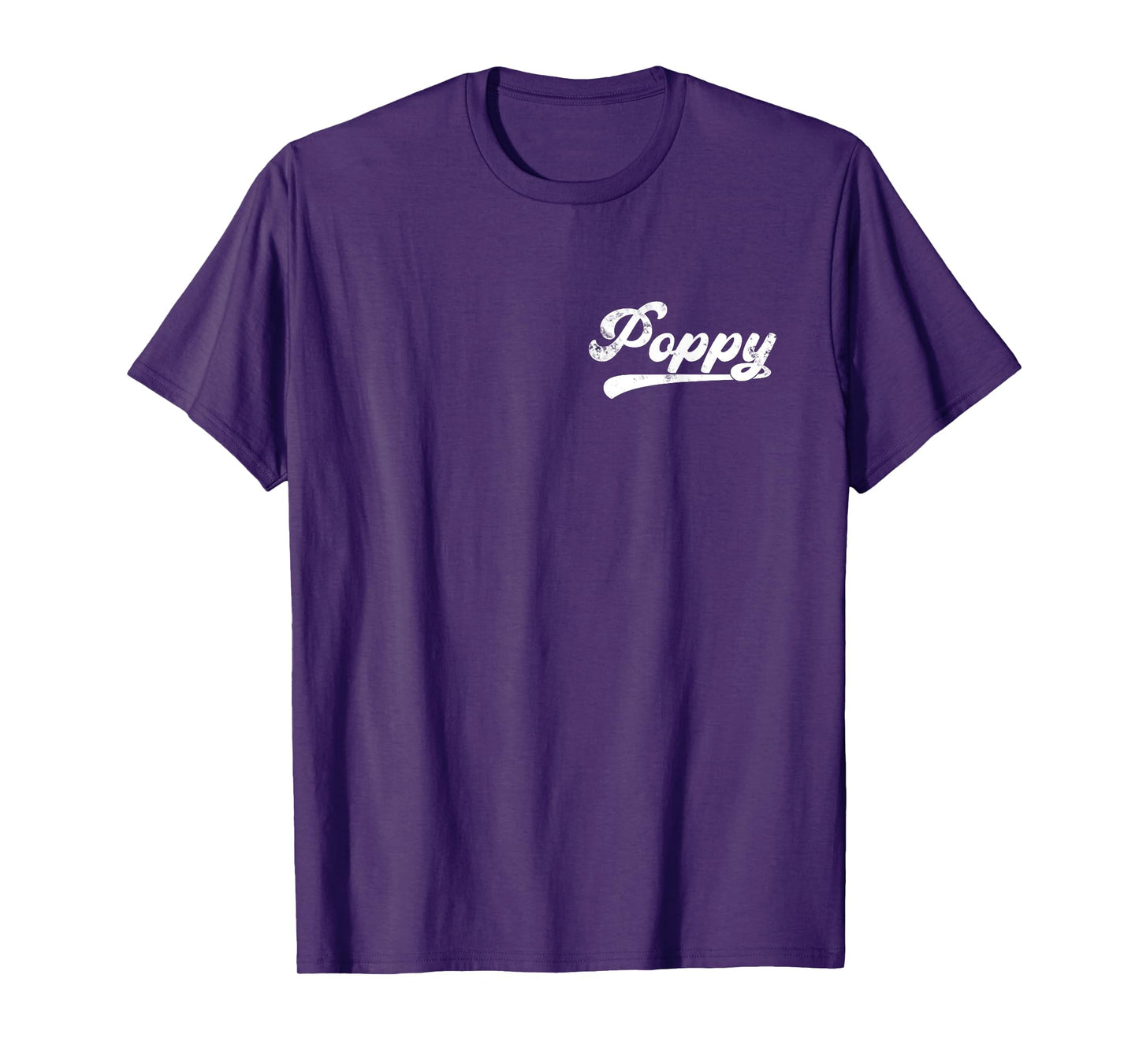Mens Poppy Vintage Retro Father's Day for Poppy Grandpa T-Shirt
