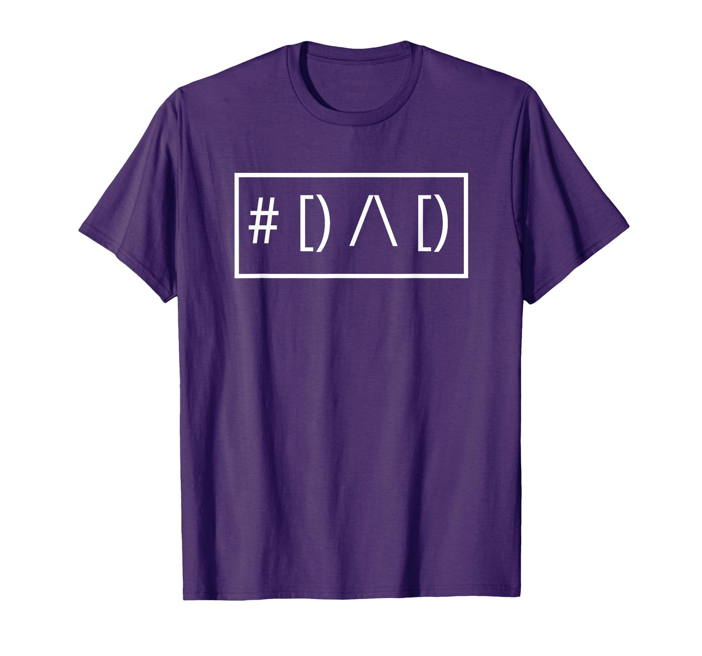 #[) / [) Logo #Dad Father's Day Dad T-Shirt