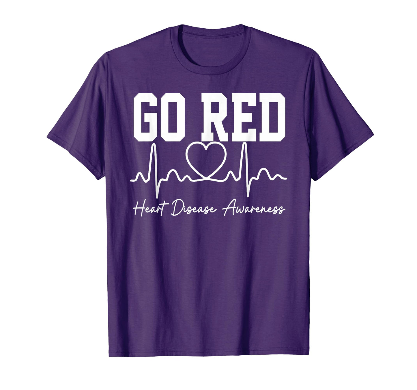Go Red For Women American Heart Disease Month Awareness T-Shirt