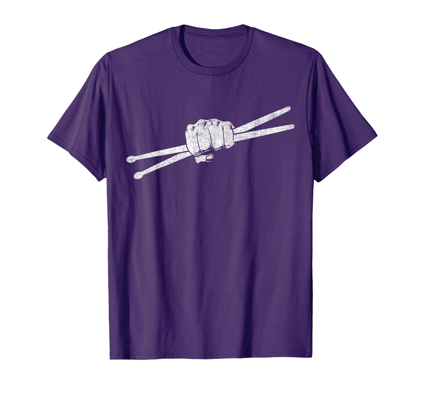 Drummer Art Drumsticks Men Women Drum Set Drumming Lovers T-Shirt