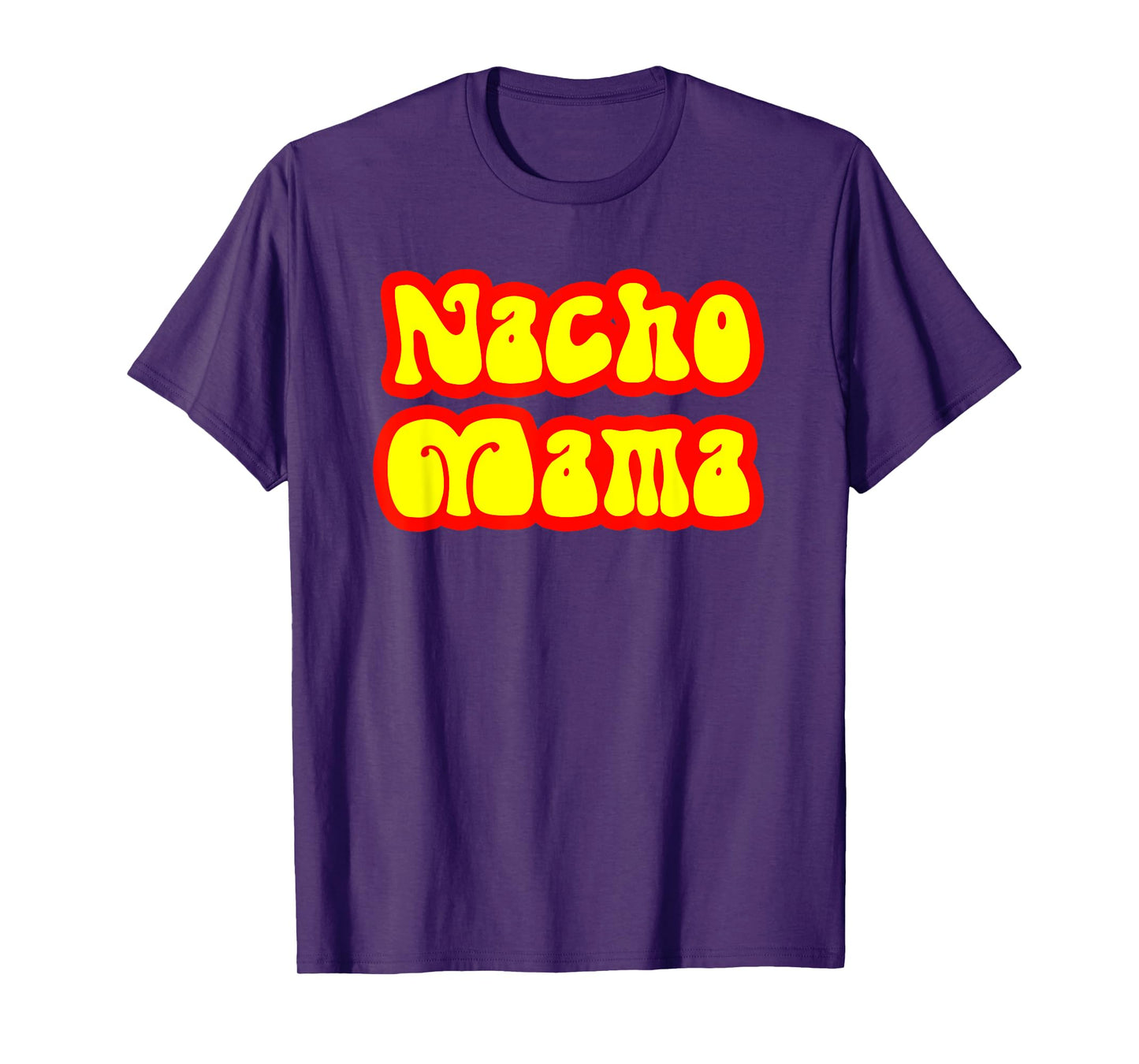Retro 70's Style Vintage Nacho Mama Funny Gift Shirt for Mom T-Shirt