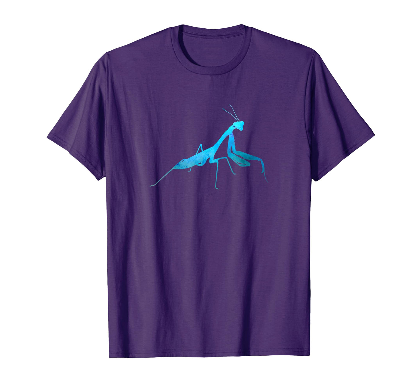 Praying Mantis Rustic Blue T-Shirt