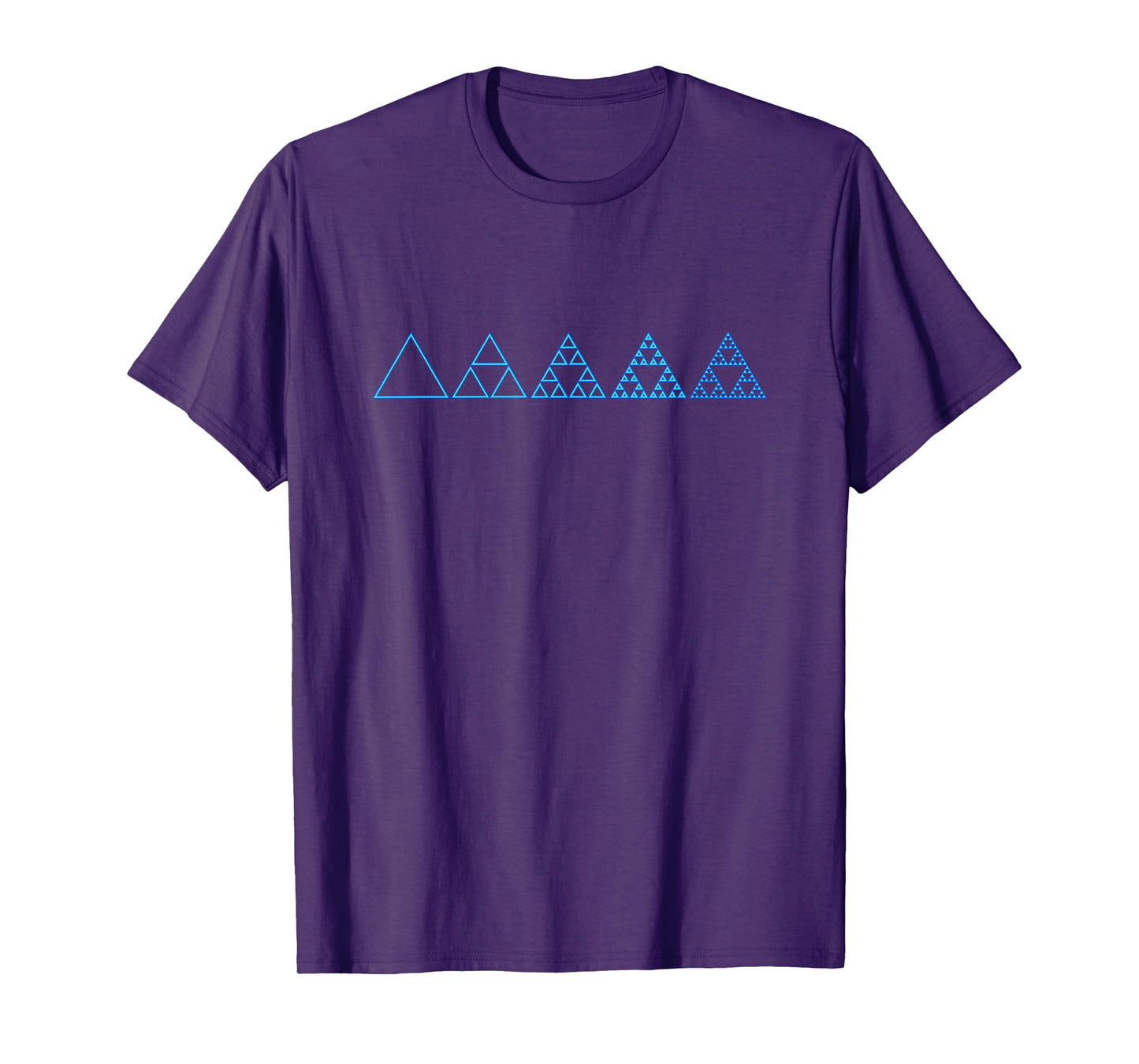 Sierpinski Triangle Fractal Geometry Math Math Matrix T-Shirt