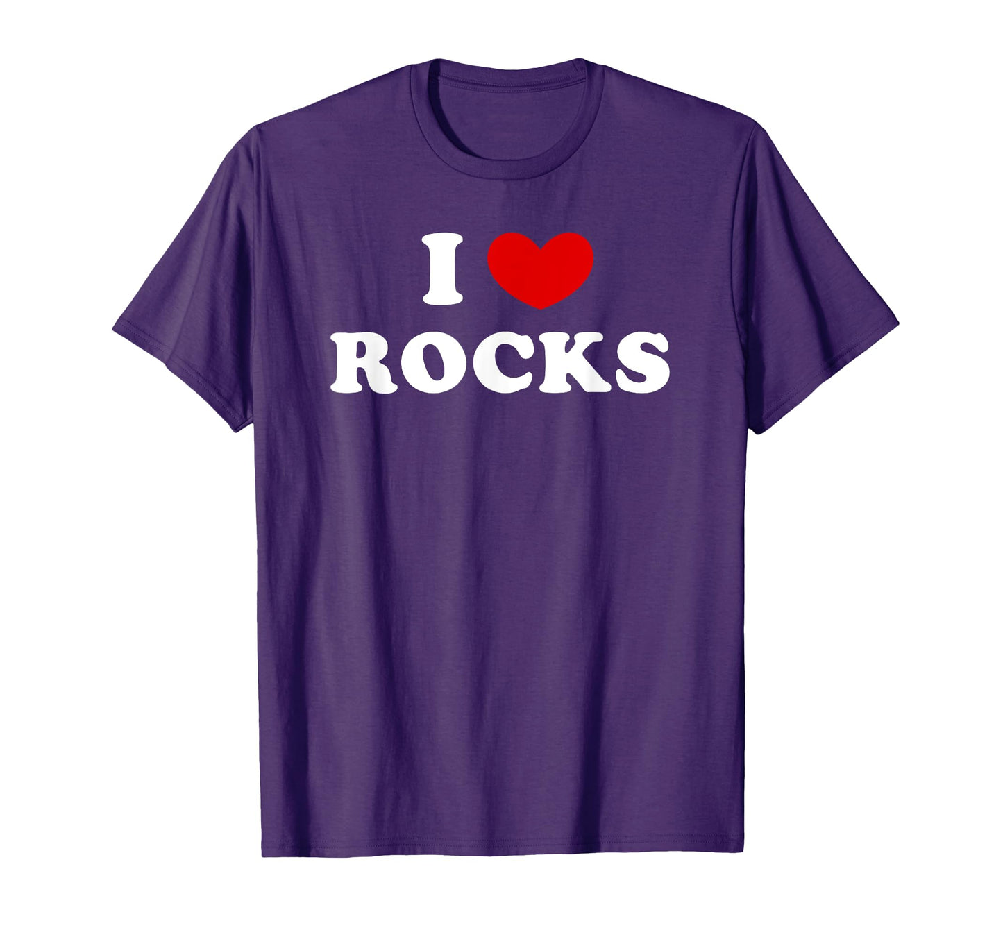 I Love Rocks, I Heart Rocks T-Shirt