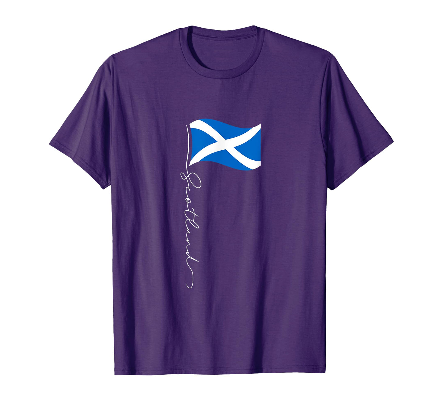 Scotland Signature Flag Pole - Patriotic Scottish Flag T-Shirt