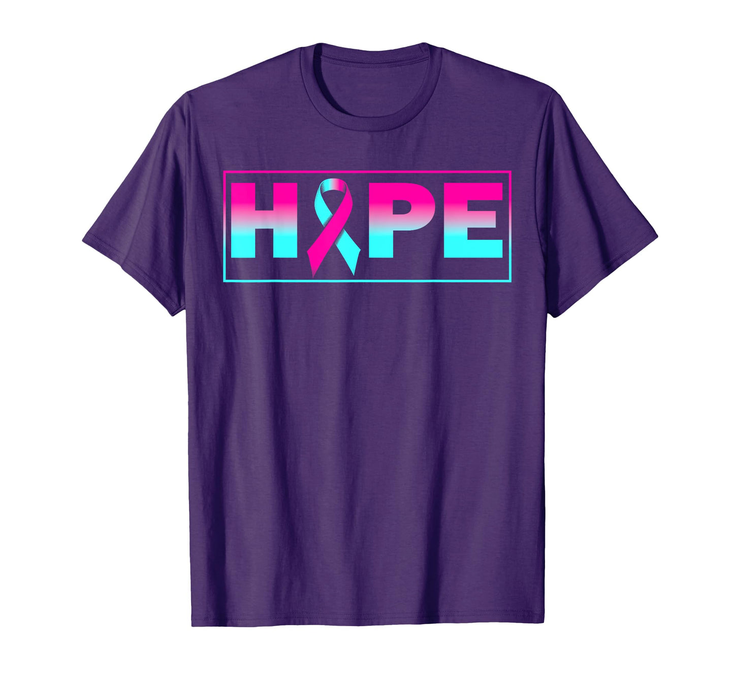 Hope BRCA Awareness Breast Cancer Pink Ribbon T-Shirt