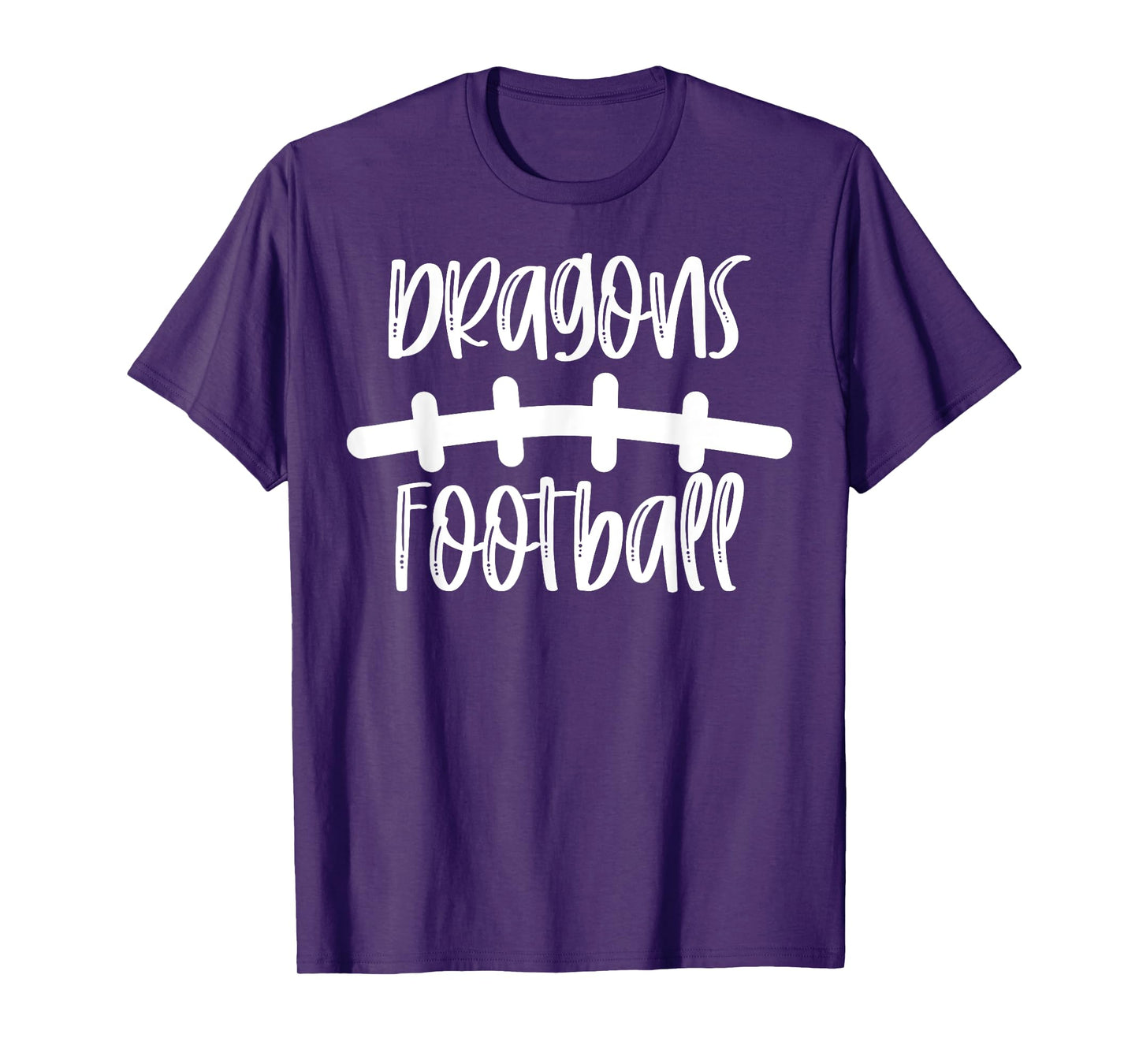 Dragons Football School Spirit Team Mascot Game Night T-Shirt