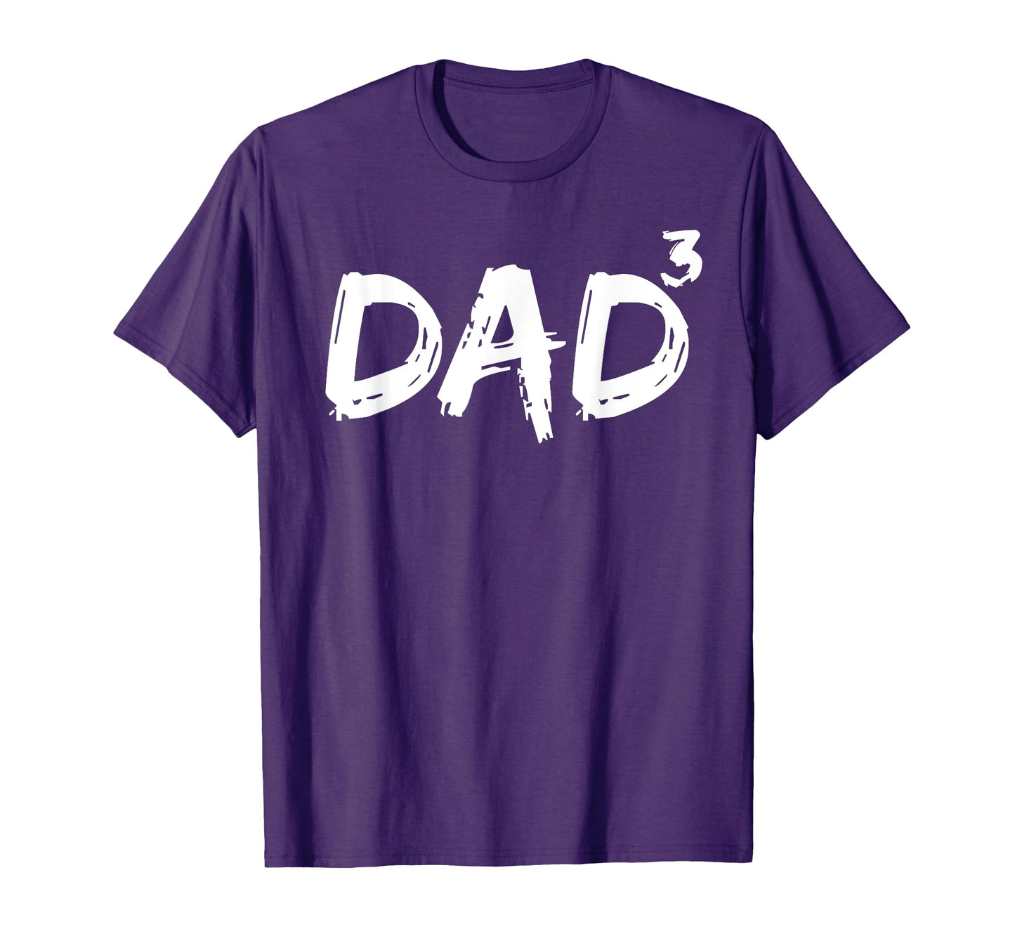 Dad to the Third Power Mens Pregnancy Announcement Dad Cubed T-Shirt