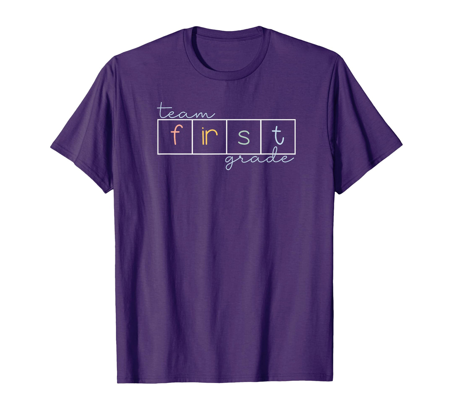 Team First Grade Elkonin Box Science of Reading T-Shirt