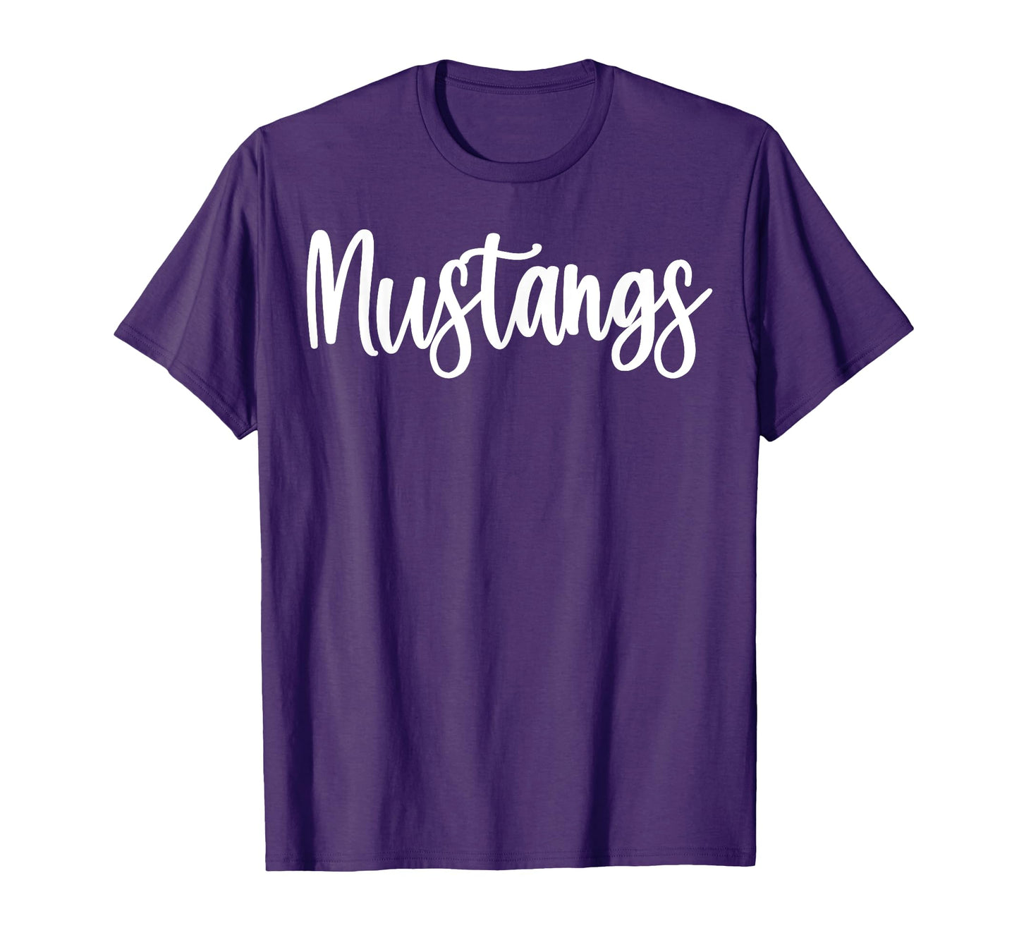 Mustangs School Spirit Team Mascot Game Night T-Shirt