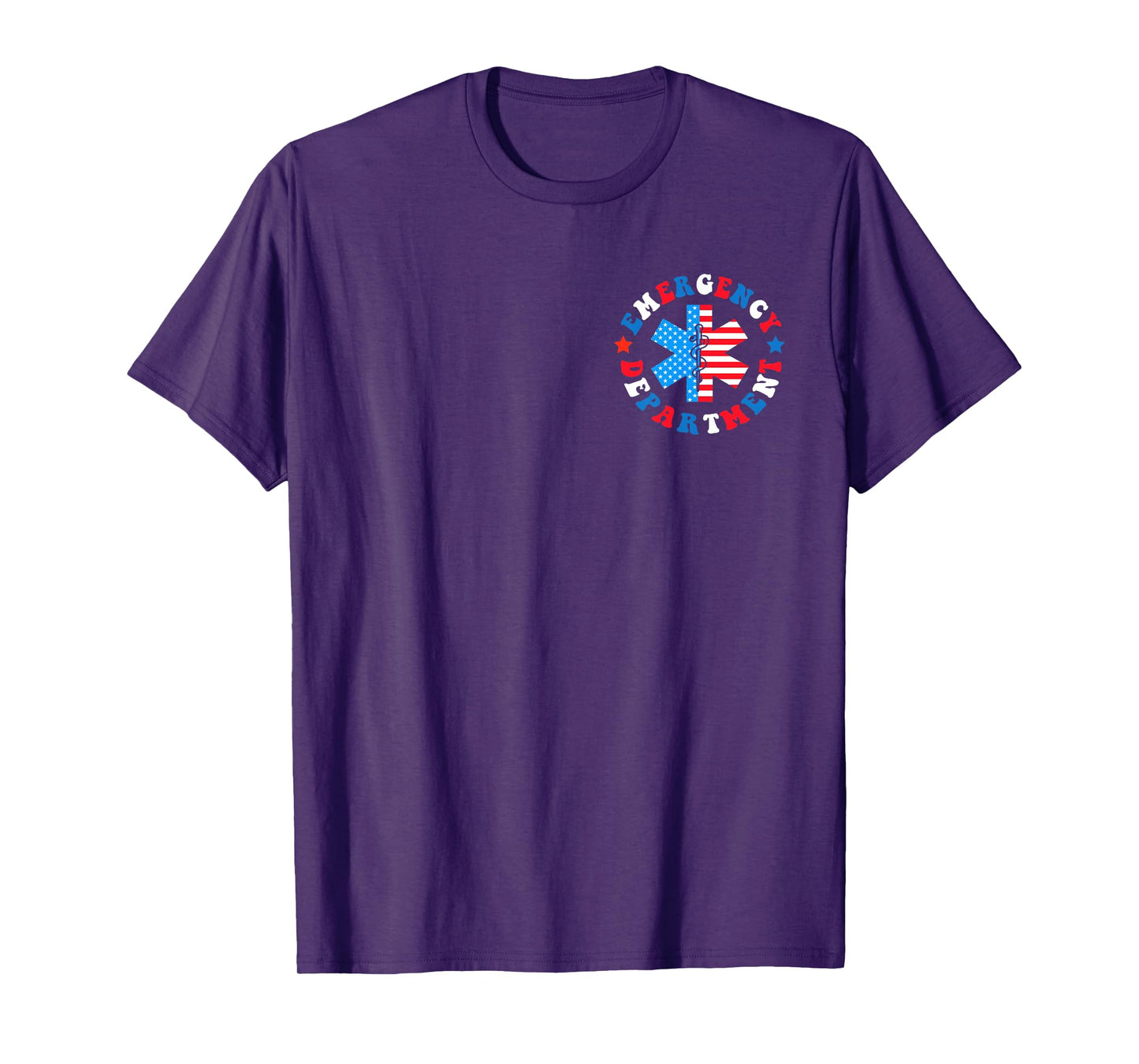 Emergency Department 4th of July USA Emergency Room Nurse T-Shirt