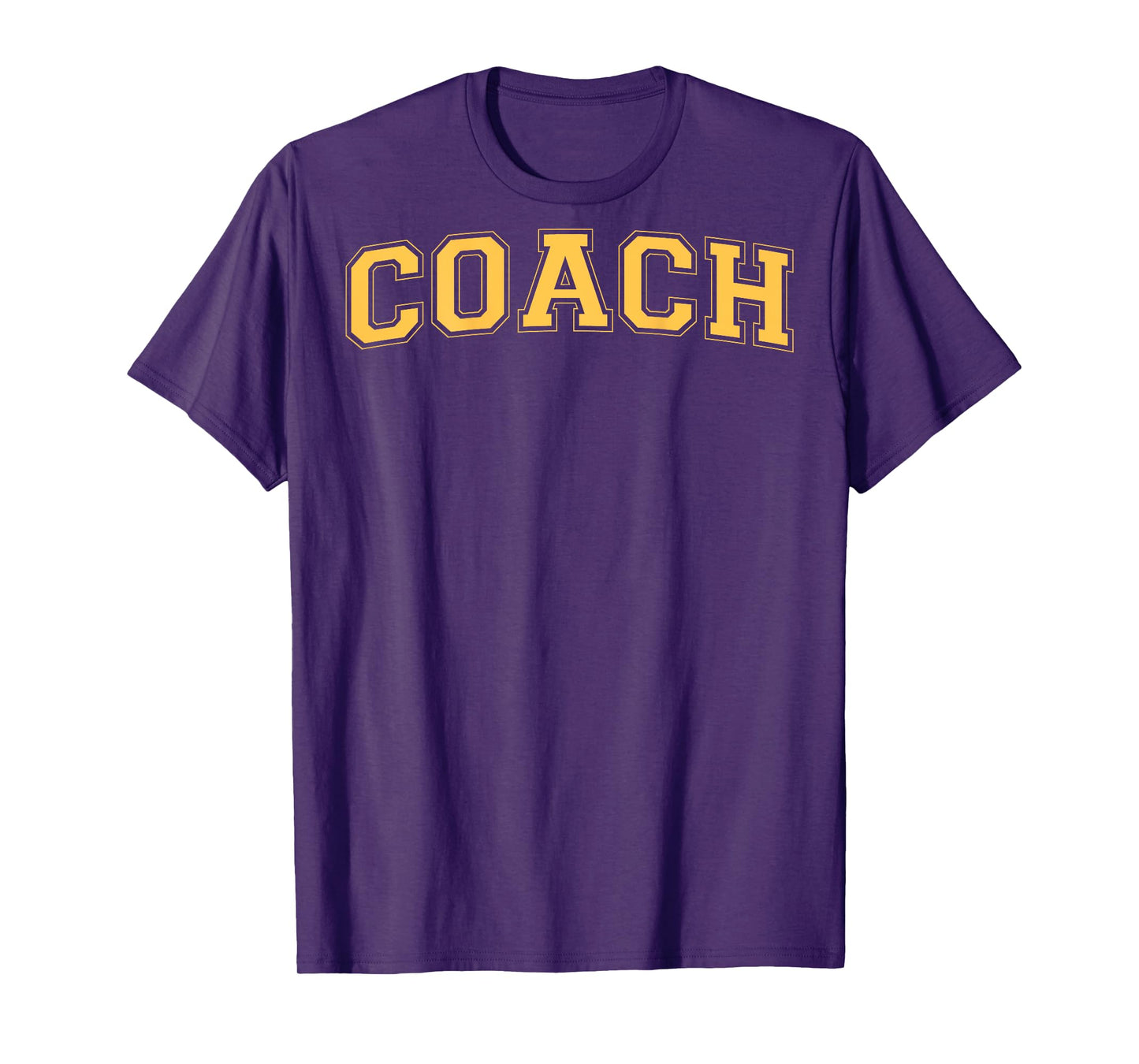Coach Sports Trainer Vintage Yellow on the back T-Shirt