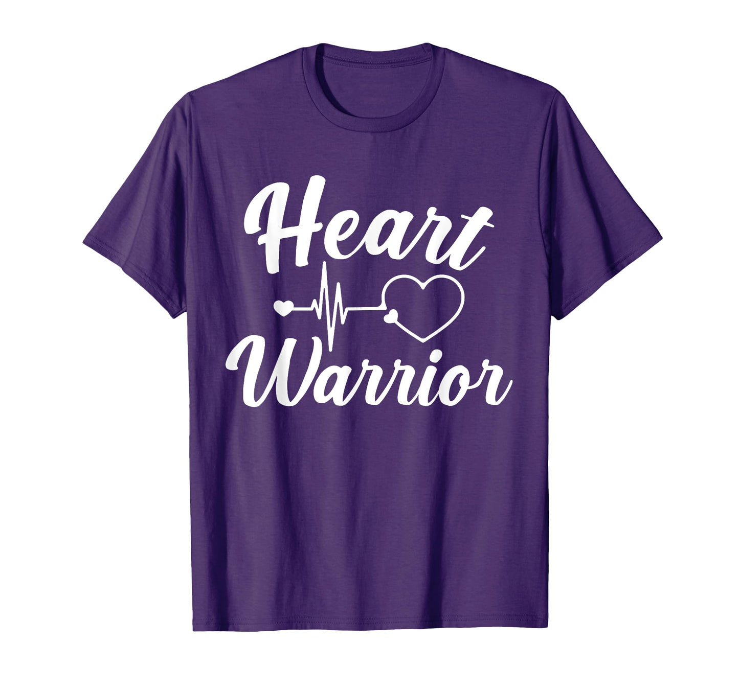 Heart Warrior Heartbeat American Heart Disease Awareness T-Shirt