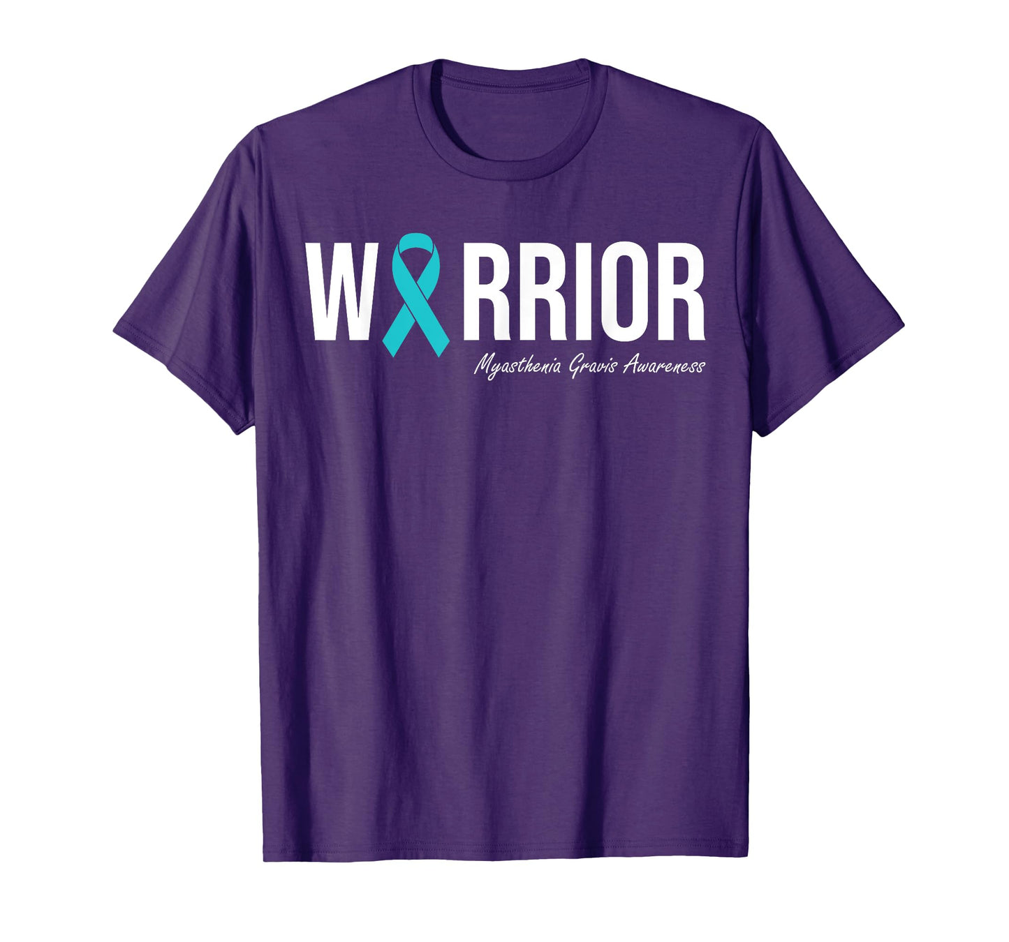 Myasthenia Gravis Awareness Teal Ribbon T-Shirt
