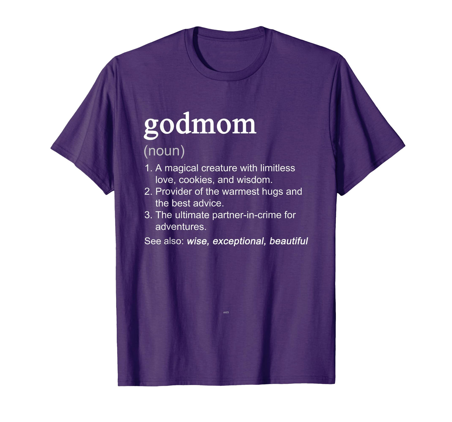 Godmom Definition Funny Mother's Day T-Shirt