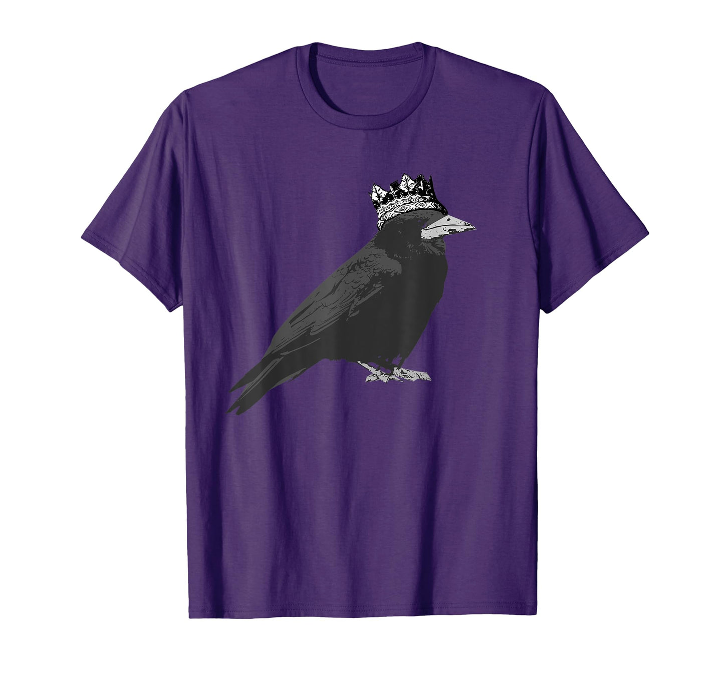 King Crow Raven with Crown Bird T-Shirt