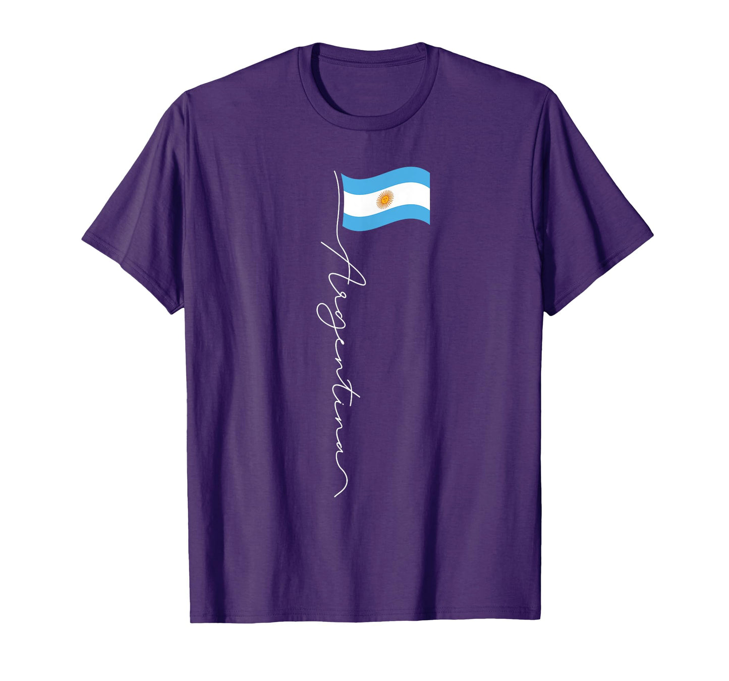Argentina Signature Flag Pole - Patriotic Argentinian Flag T-Shirt