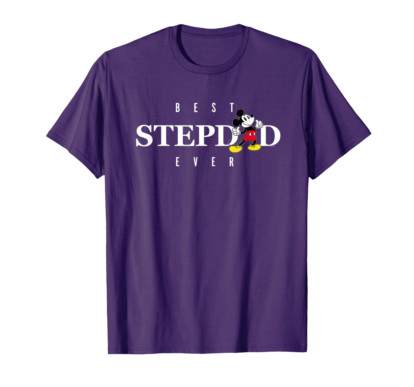 Disney Mickey Mouse Thumbs Up Best Stepdad Ever Father’s Day T-Shirt