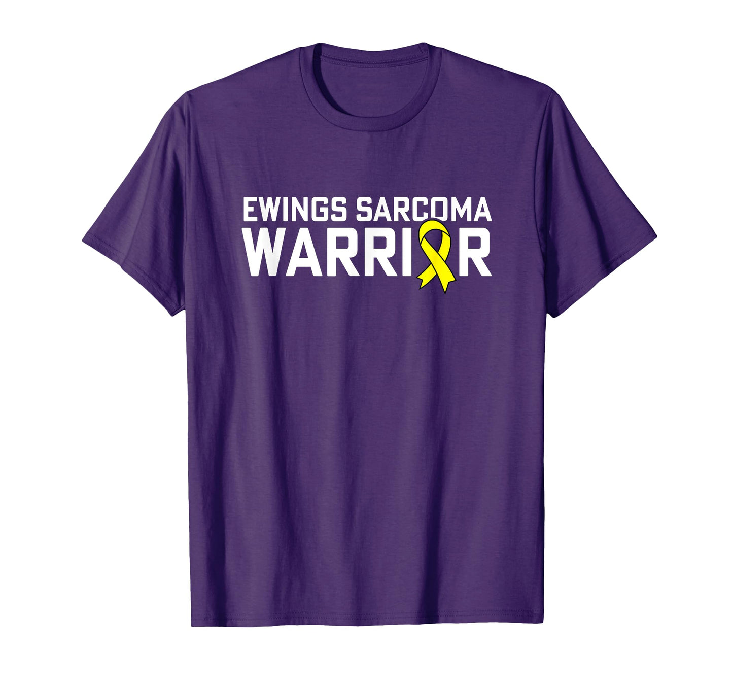 Ewing Sarcoma Warrior Yellow Awareness Month of July T-Shirt
