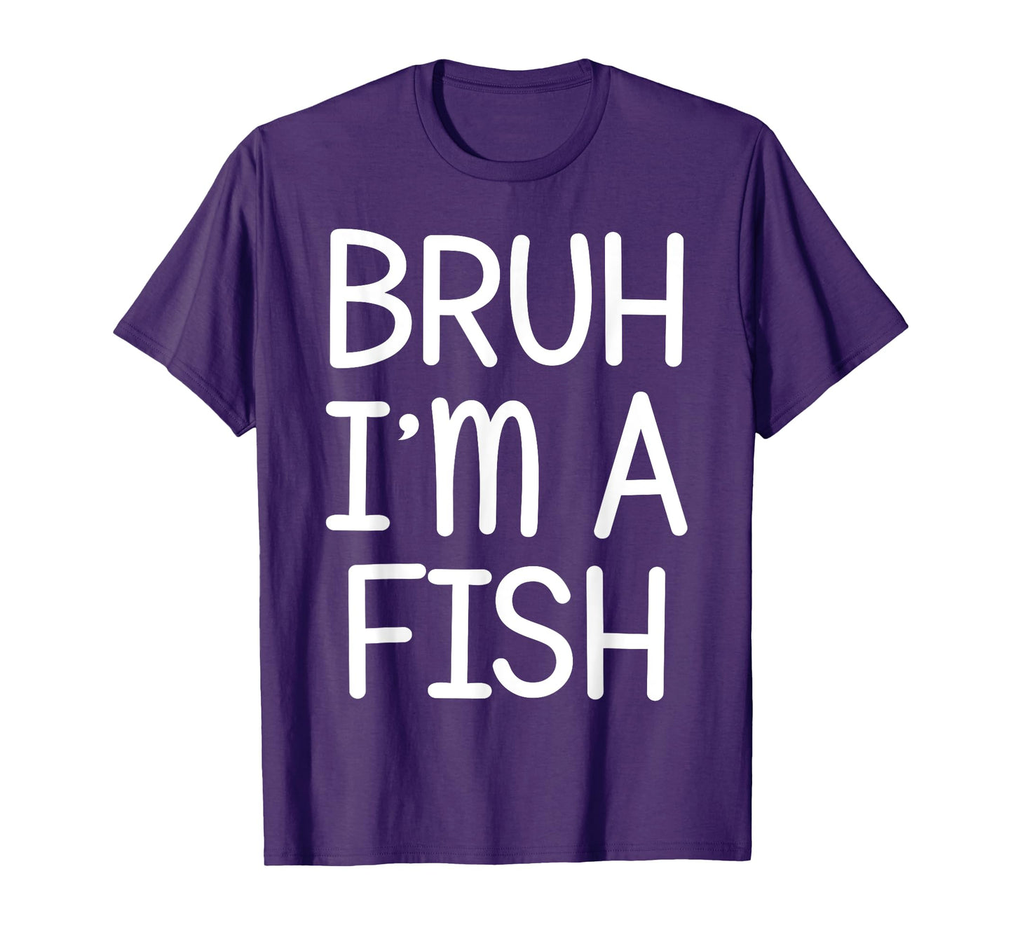 Pretend I'm A Fish Funny Lazy Halloween Costume Party T-Shirt