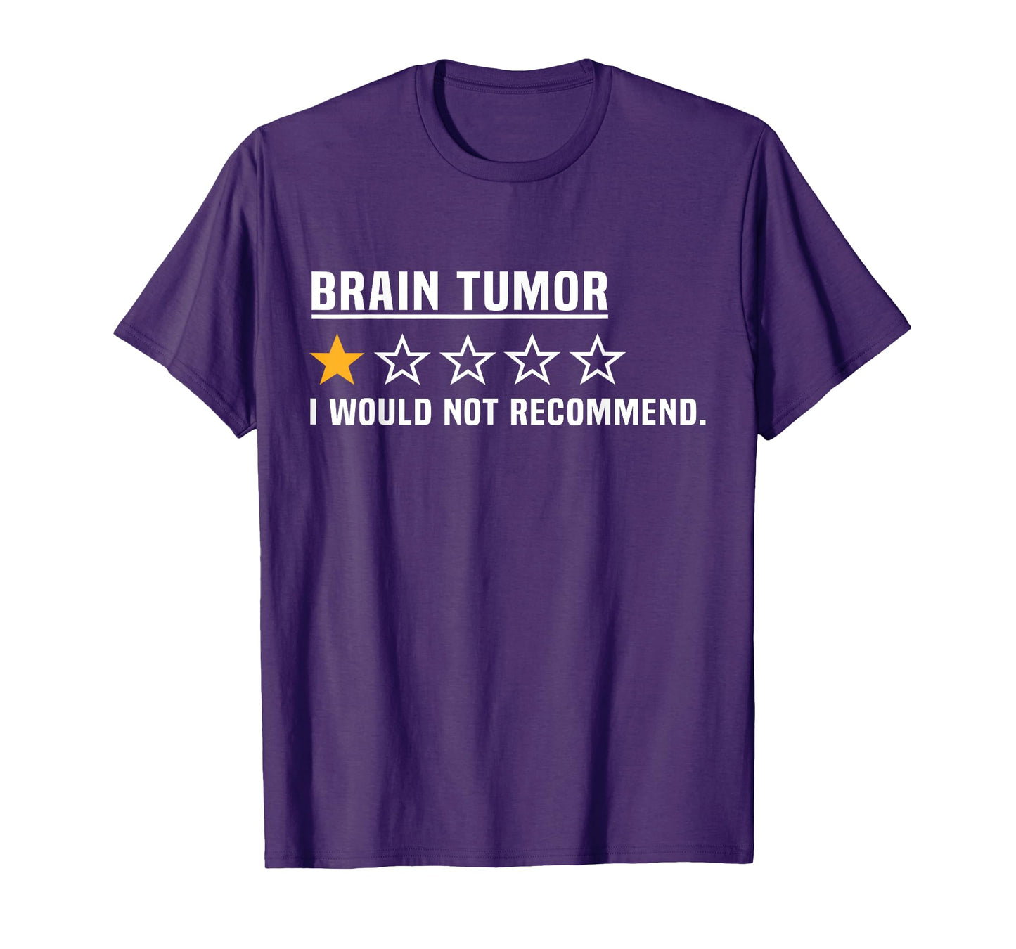 Brain Tumor Not Recommended Funny Brain Surgery T-Shirt