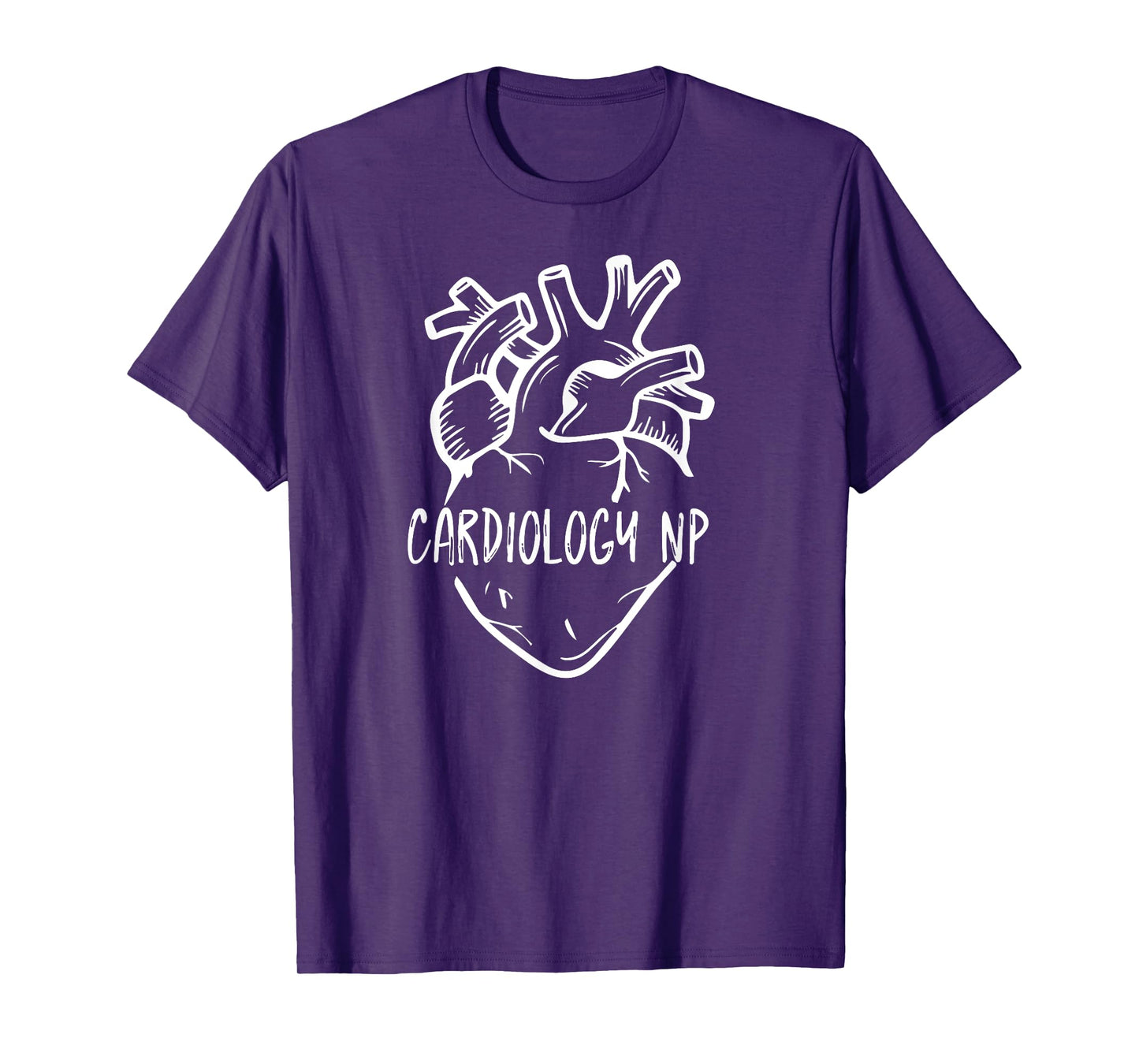 Cardiology NP Cardiology Nurse Practitioner Anatomical Heart T-Shirt
